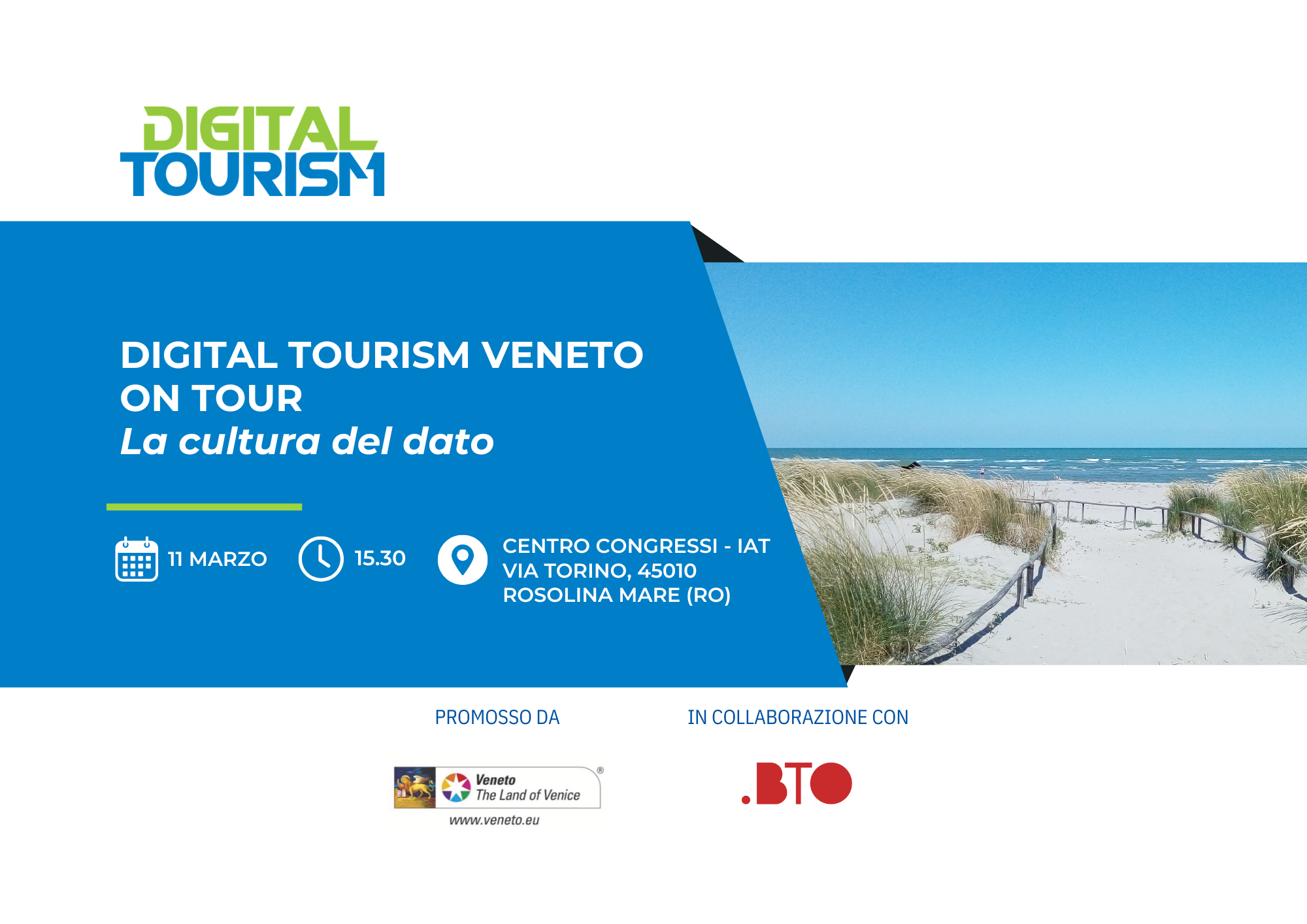Digital Tourism Veneto on tour: la cultura del dato – 11 marzo 2026 Rosolina Mare
